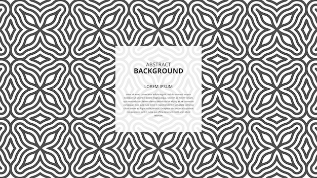 Abstract seamless geometric shape lines pattern