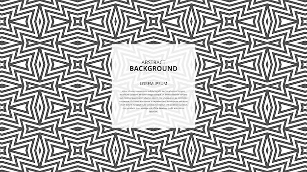 Abstract seamless geometric shape lines pattern