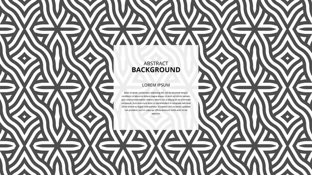 Abstract seamless geometric shape lines pattern
