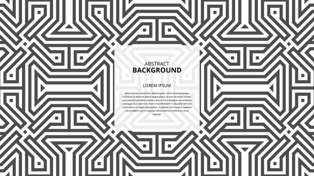 Abstract seamless geometric shape lines pattern