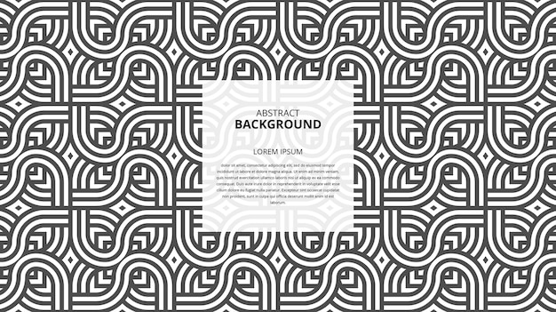 Abstract seamless geometric shape lines pattern