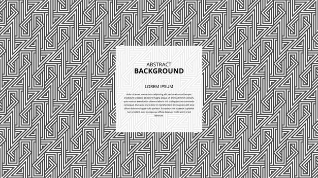 Abstract seamless geometric shape lines pattern