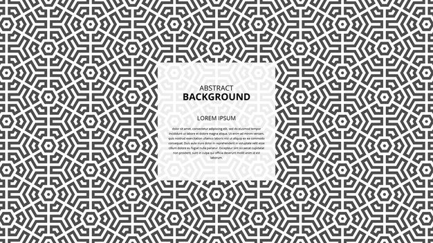 Abstract seamless geometric shape lines pattern