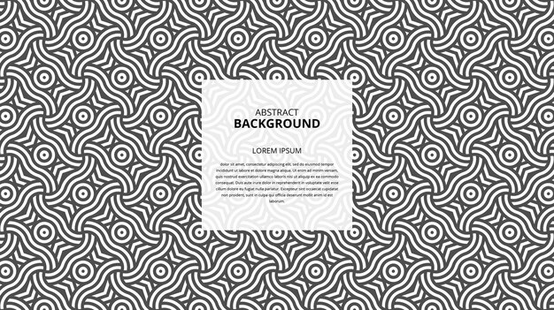 Abstract seamless geometric shapes pattern