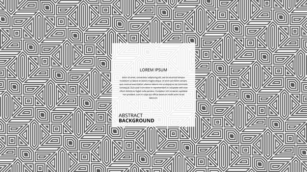 abstract seamless geometric triangle square shape lines pattern