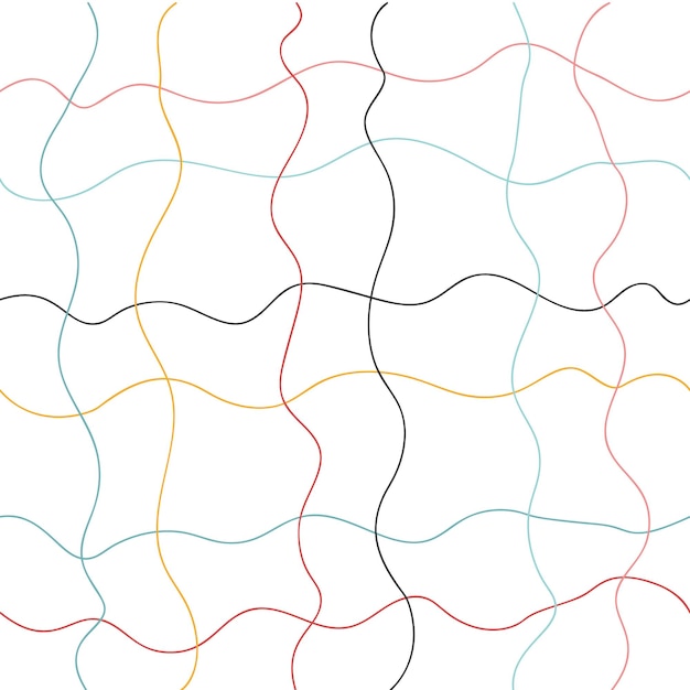 abstract seamless pattern with waves, pattern with lines, abstract background with curved lines