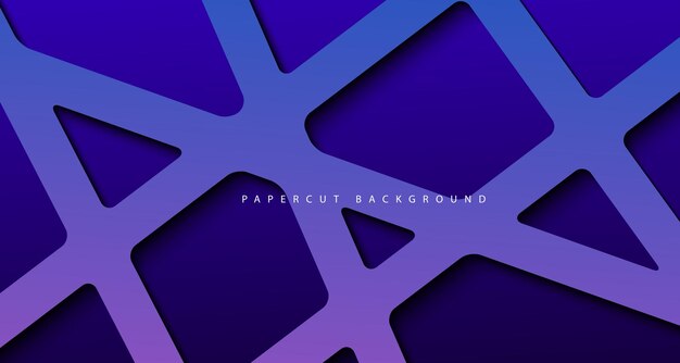 Abstract shape deep blue background