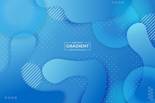 Abstract Shape Gradient Background Blue