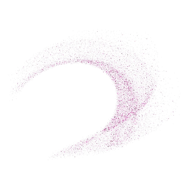 Abstract shiny purple glitter design element