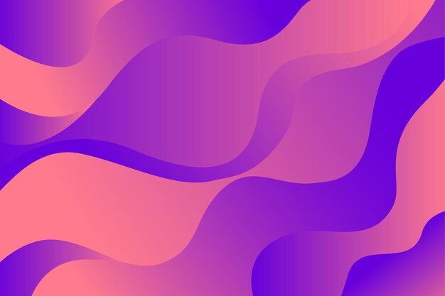 Abstract smooth purple gradient waves background