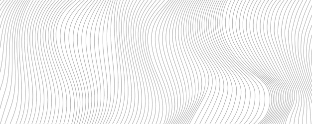 abstract smooth waves background. black and white wavy stripes background