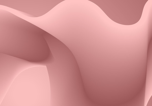 Abstract soft color fluid wave. Duotone geometric compositions with gradient 3d flow shape.