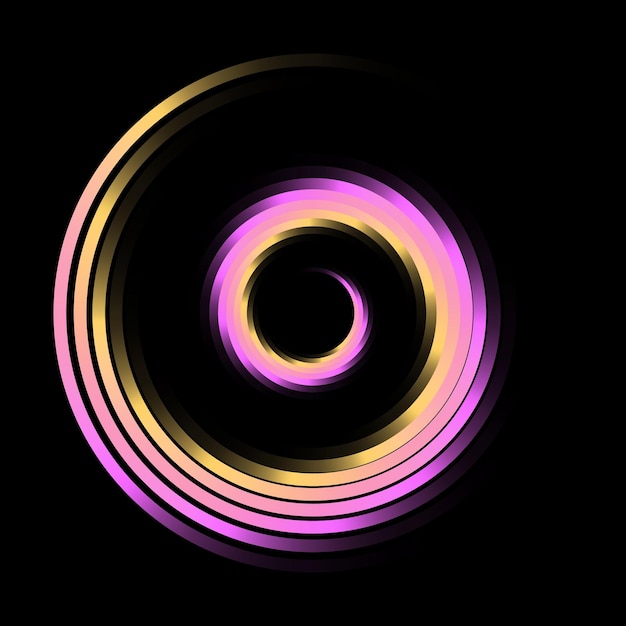Abstract spiral rotating and twisting lines computer generated background 3D rendering background