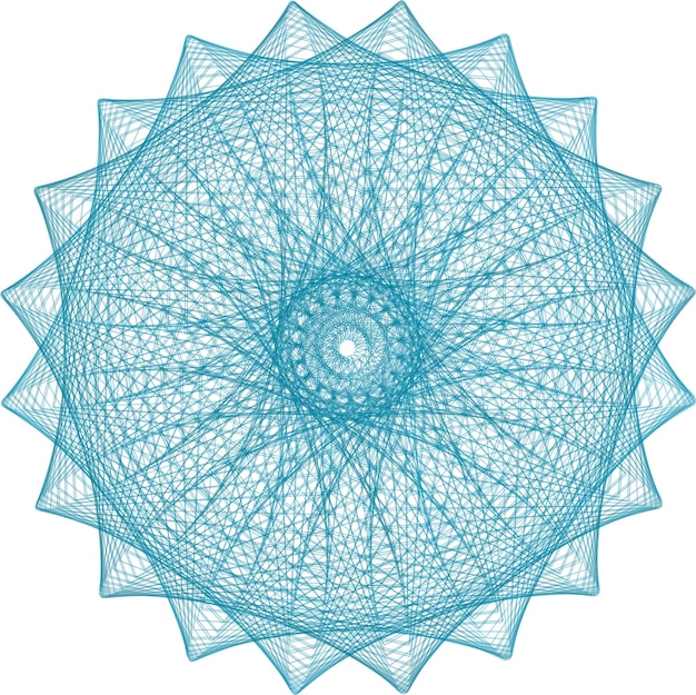 abstract spirograph element