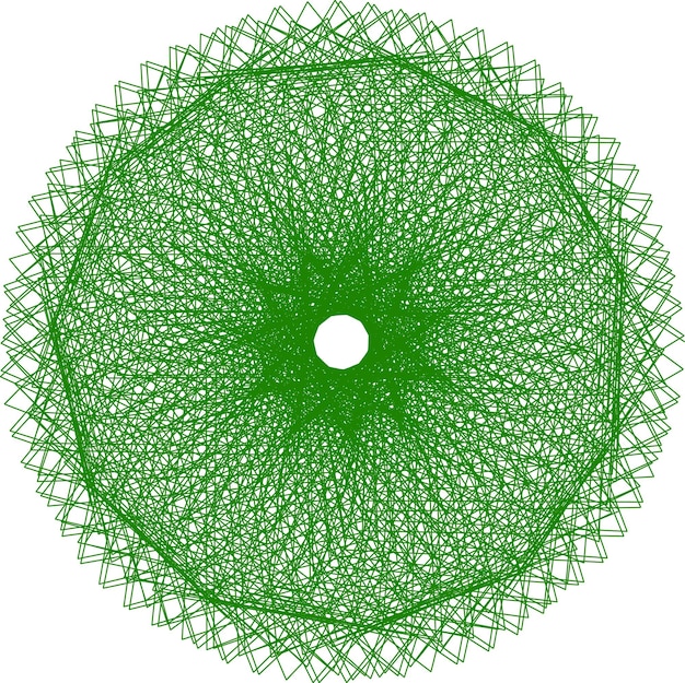 Abstract spirograph element