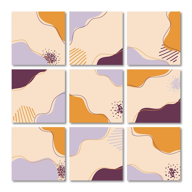abstract square background vector