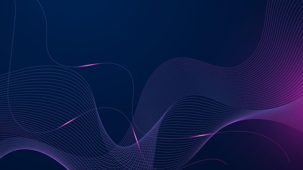 Abstract tech background Futuristic technology interface with arrows lines waves speed lights motion data concept science element cyberspace shapes and connection lines