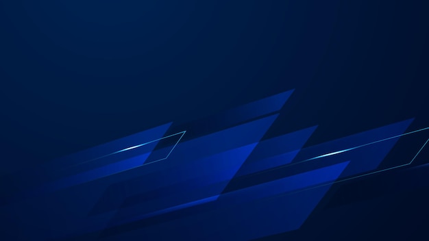 Abstract tech background Futuristic technology interface with arrows lines waves speed lights motion data concept science element cyberspace shapes and connection lines