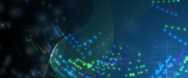 Abstract tech background Futuristic technology interface