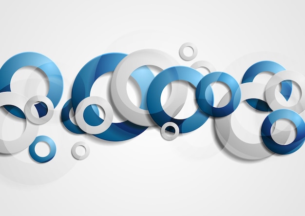abstract tech geometric vector background