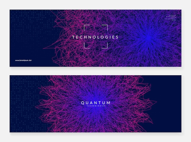 Abstract tech visuals Digital technology