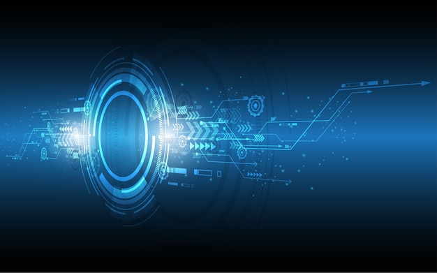Abstract technology background Hi-tech communication concept