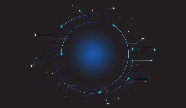 Abstract technology background Hitech communication concept futuristic digital innovation