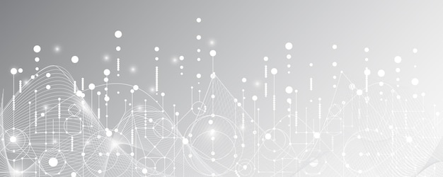 Abstract technology background, Illustration, Hi-tech communication concept innovation background