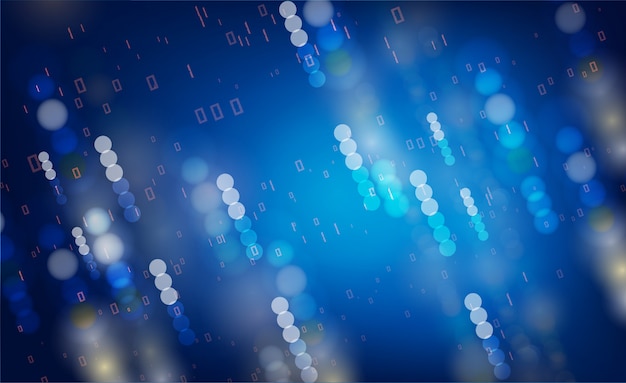 abstract technology particle background