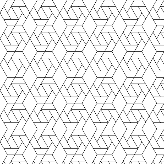 abstract template with geometric pattern for backdrop layout design in oriental style