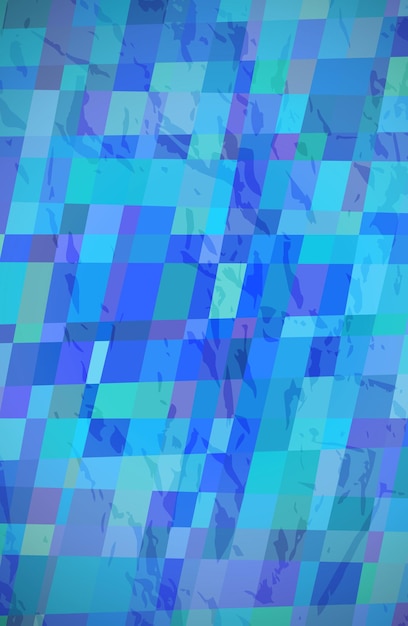 Abstract textured background with blue colorful rectangles. Stories banner design. Beautiful futuristic dynamic geometric pattern design. Vector illustration