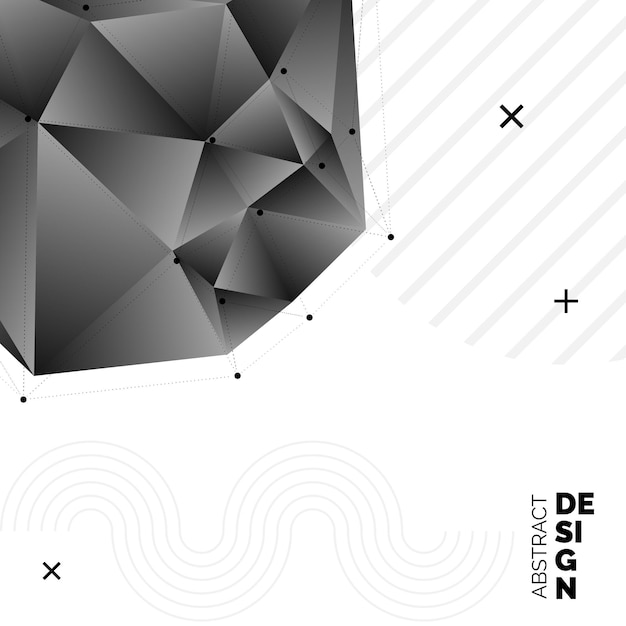 abstract triangle background 3d triangles modern wallpaper vector illustration