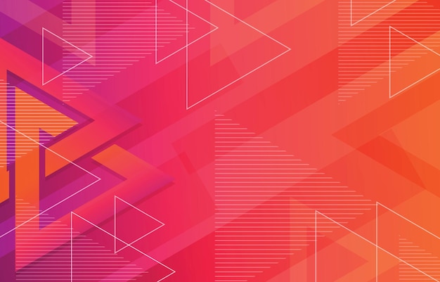 Abstract Triangle Geometric Background