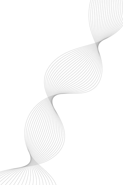 abstract vector background with grey wavy lines eps10