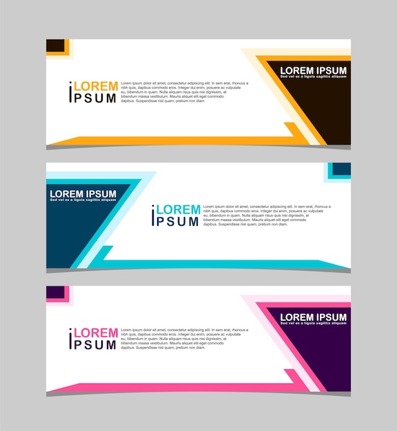 Abstract vector design banner web template banner design eps 10