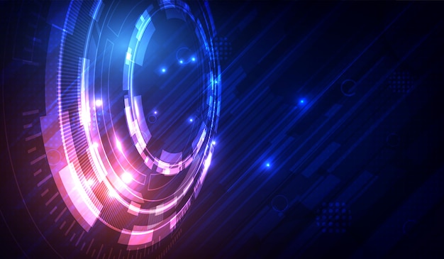 abstract vector digital system technology concept. background