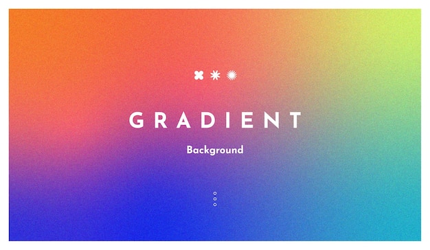 Abstract vibrant gradient colorful background vector