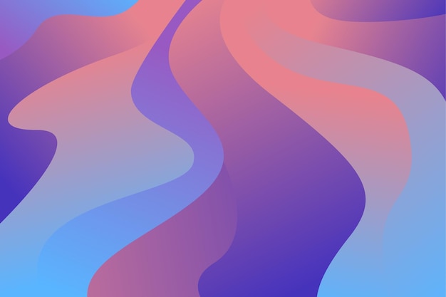 abstract vivid hologram liquid gradient waves background