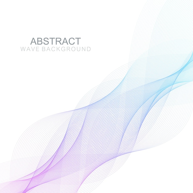Abstract wave background illustration