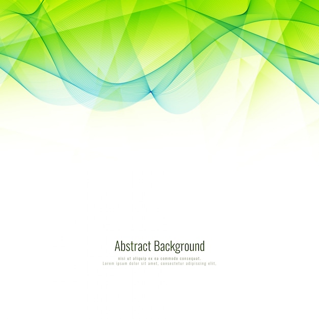 Abstract wave background with geometric shapes