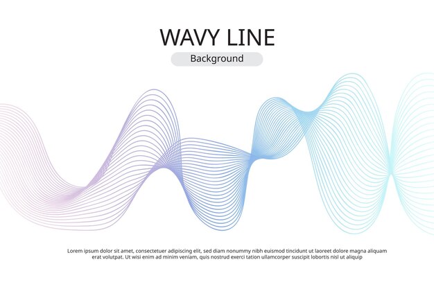 abstract wave design element