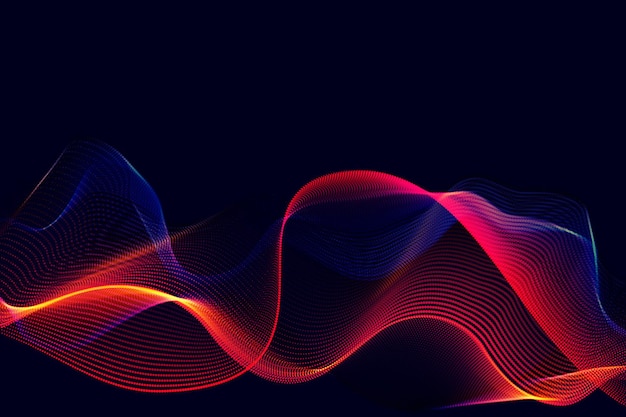 Abstract Wave Flow abstract wave background with colourful lines Abstract Data Wave Background wit