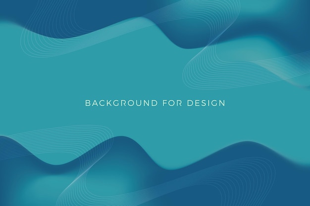 Abstract wave gradient blur background in pastel blue background