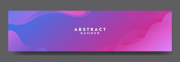 Abstract wave gradients for striking and dynamic headers