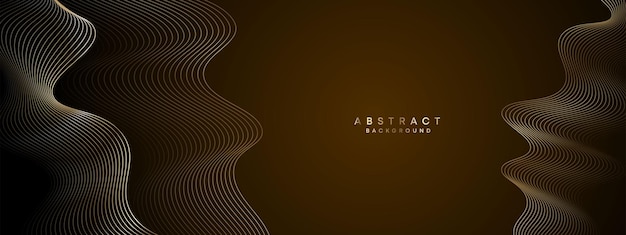 Abstract Waving Line Particle Technology Background gradient background with glowing circles lines