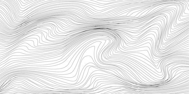 abstract wavy artistic template wave stripe vector background