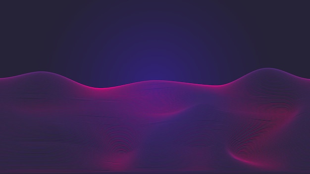 abstract wavy gradients tech background