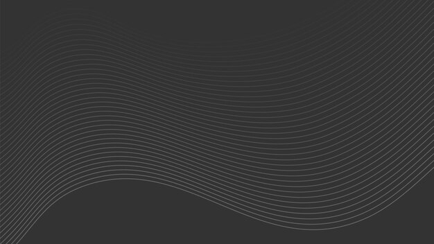 Abstract Wavy Line Background in Minimalistic Style