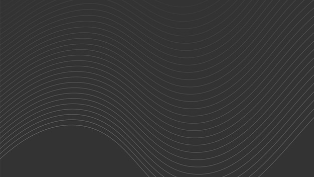 Abstract Wavy Line Background in Minimalistic Style