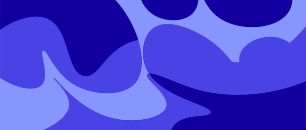 Abstract wavy purple banner background Vector illustration